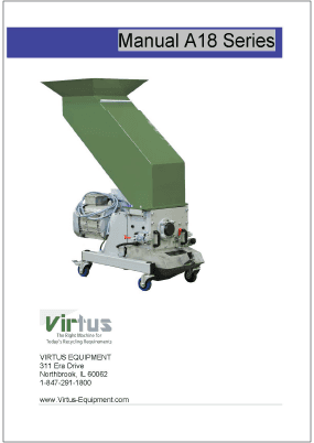 Virtus Equipment A 18 Series Operating Manual