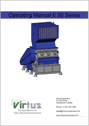 Virtus Equipment E 50 Series Operating Manual