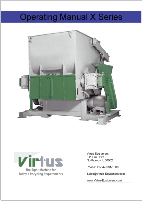 Virtus Equipment X Series Operating Manual